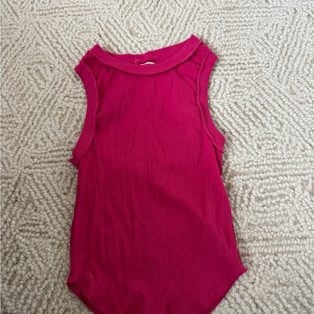 We The Free Fuchsia Tank Top